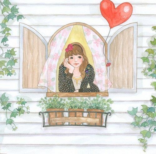 唯美插画,唯美生活,lomo生活,做一个森系女生