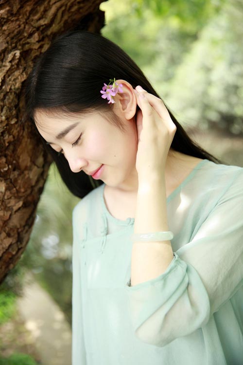清新森系美女青春阳光女生小清新图片 （3）